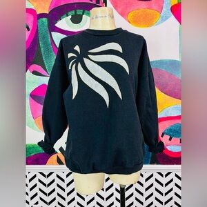 VTG 1990s Black Graphic Sweatshirt